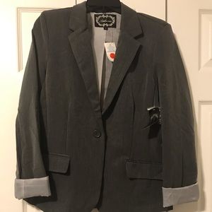 Gray blazer